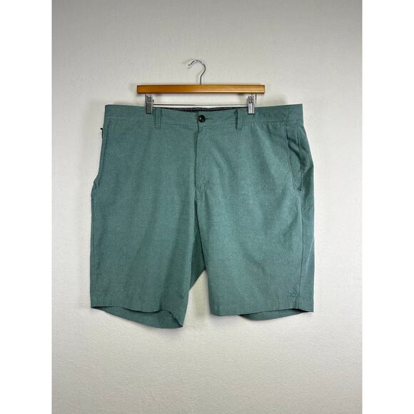 Mens 7 Diamond Intertidal Shorts Basil Size 40 Gulf - Picture 1 of 11